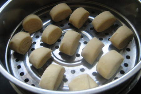 Кручёные паровые галушки с картофелем и шкварками.: шаг 6