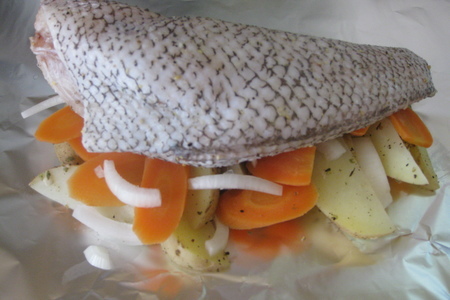Рыбка гренадер с овощами и два соуса: шаг 1