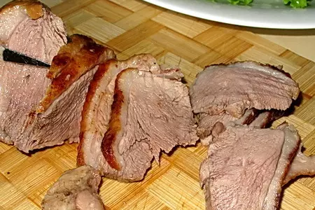 Салат из утиной грудки с абрикосами: шаг 3