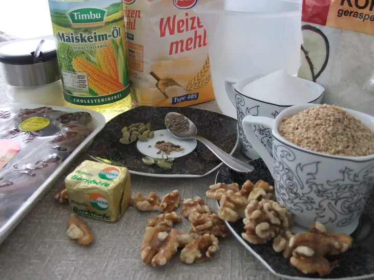 Клеча (хрустящее иракское печенье): шаг 1