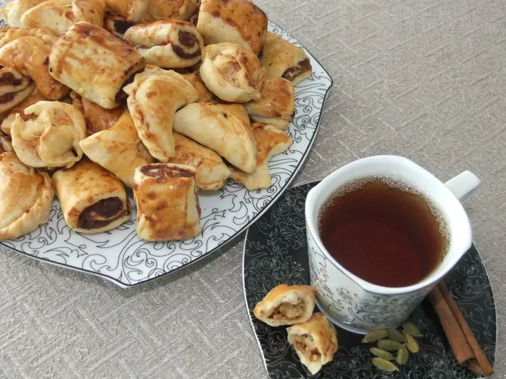 Клеча (хрустящее иракское печенье): шаг 7