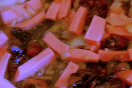 Макаронный салат с ветчиной и овощами: шаг 2