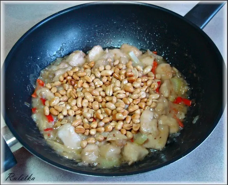 Цыплёнок с арахисом.: шаг 15