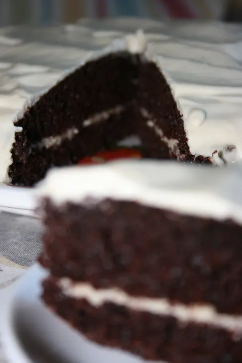 Devil's food cake: шаг 2
