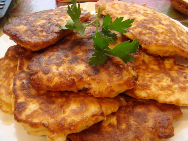 Кукурузные оладушки с беконом: шаг 4