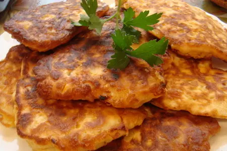 Кукурузные оладушки с беконом: шаг 4