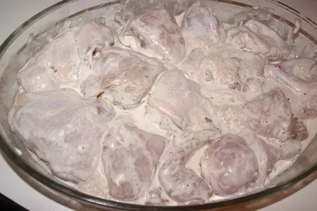 Курица запечённая в горчично-сметанном соусе: шаг 2