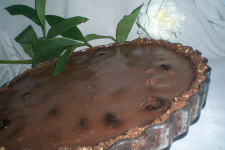 Шоколадный тарт с черносливом (для шоколадоманов): шаг 5