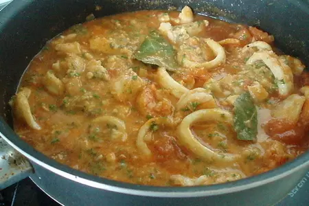 Zarzuela знойная с морепродуктами: шаг 6