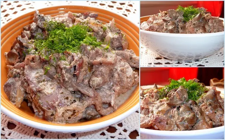 Куриная печень в sangria с копчёной ноткой: шаг 2