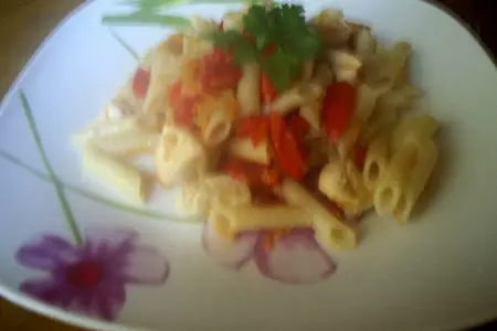 Паста с курицей и овощами: шаг 5