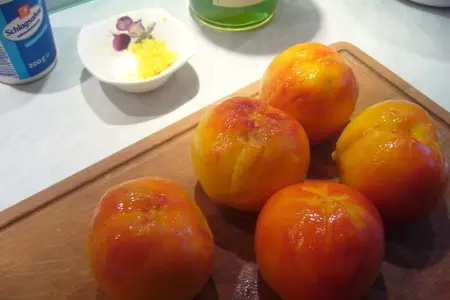 Холодный персиковый десертный суп: шаг 2