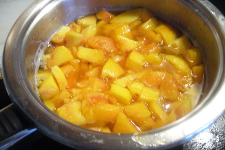 Холодный персиковый десертный суп: шаг 3