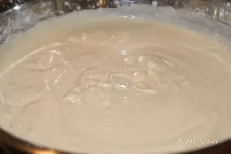 Быстрый (заливной) пирог с зелёным луком и яйцом: шаг 3