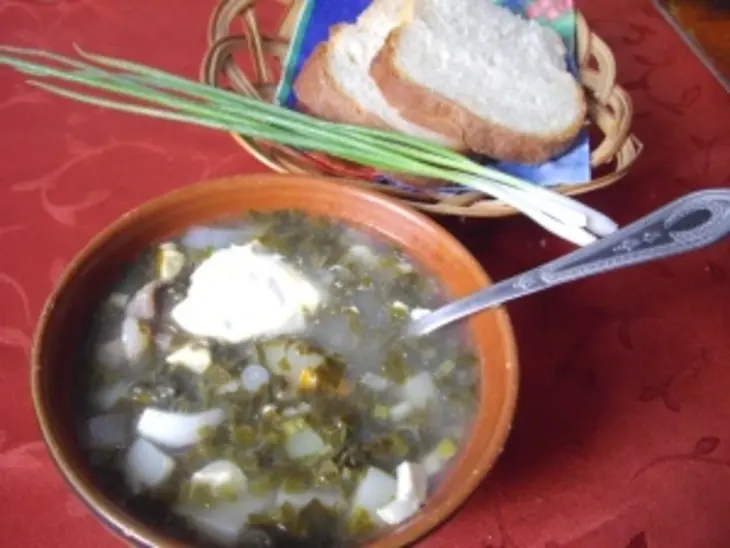 Зеленый борщ по-донбасски.: шаг 5