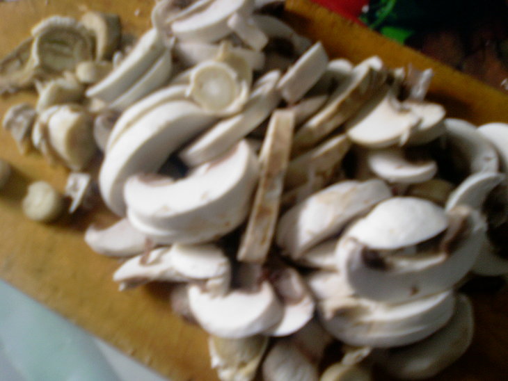 Баклажаны с грибами на раз, два, три!: шаг 4