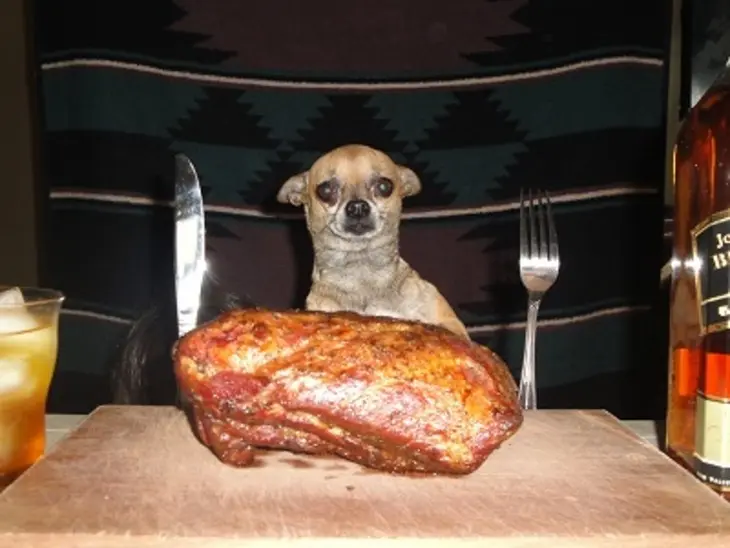 Мясо в листьях: шаг 9