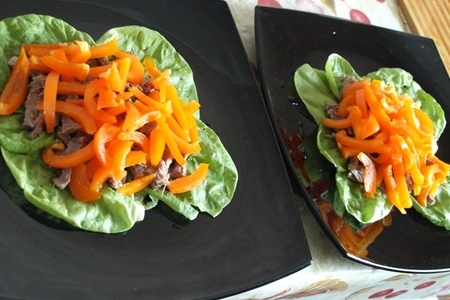 Порционный салат "ильмень": шаг 5