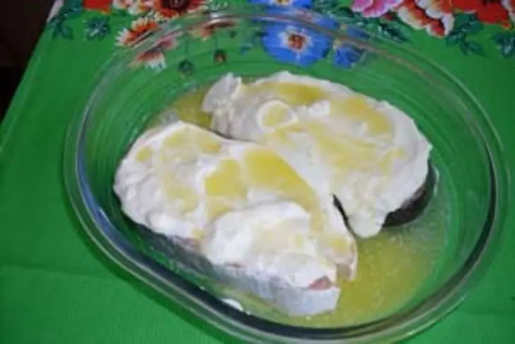 Сёмга запеченная с сыром: шаг 3