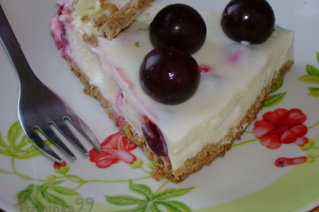 Хмельной вишневый пирог (без выпечки): шаг 9