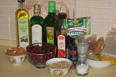 Нежная свинина с вишенкой(дуэль): шаг 1