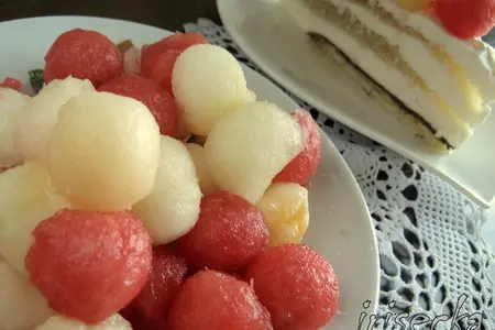 Торт с дыней и арбузом: шаг 9