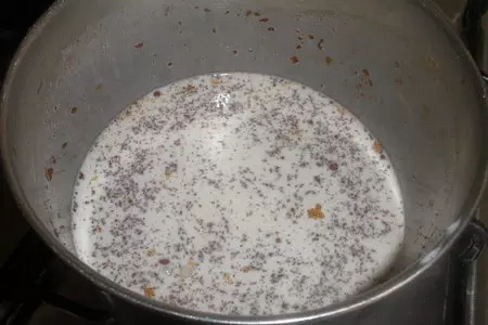 Шоколадное мороженое с бренди: шаг 2