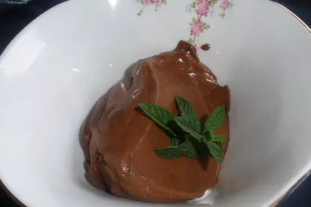 Шоколадное мороженое с бренди: шаг 3