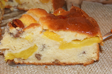 Пирог с персиками  и орехами пекан: шаг 6