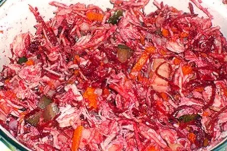 Овощной салат с курицей: шаг 3