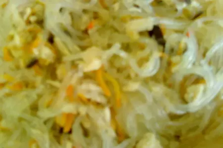 Фунчоза с баклажанами и курицей: шаг 5