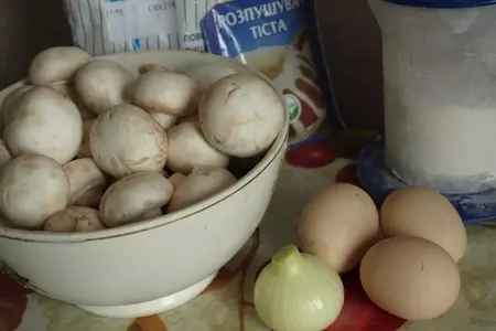 Закусочный грибной тортик "лесная полянка"(дуэль): шаг 1