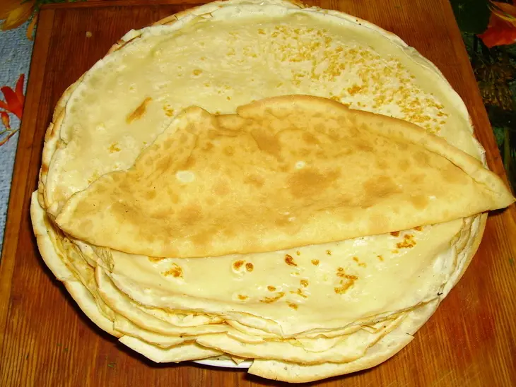 Блинчики закусочные.: шаг 1