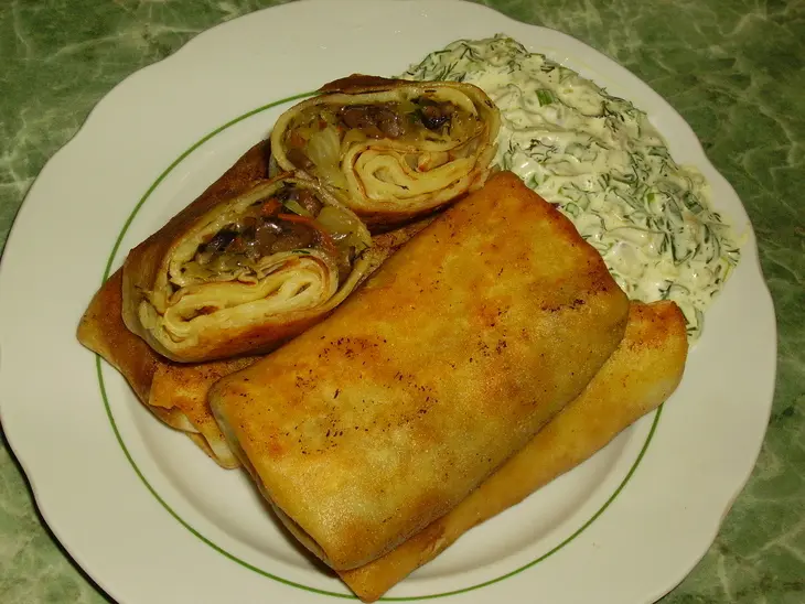 Блинчики закусочные.: шаг 3