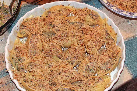 Ракушки с начинкой: шаг 6