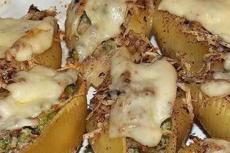 Ракушки с начинкой: шаг 7