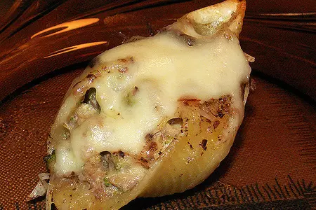 Ракушки с начинкой: шаг 8