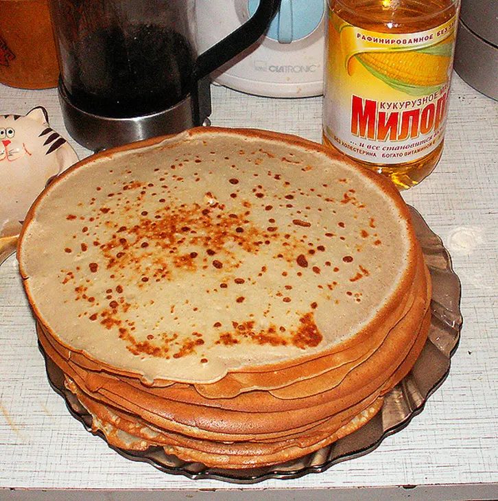 Блинчики с грибами: шаг 2