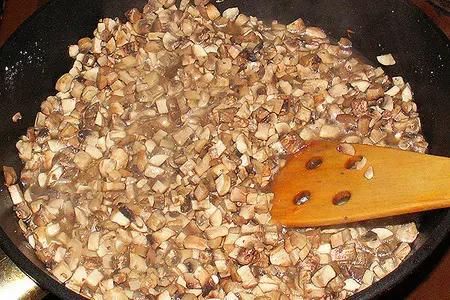 Блинчики с грибами: шаг 3