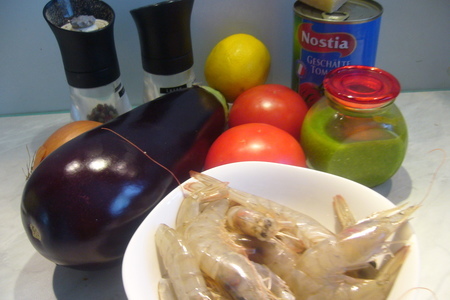 Баклажаново-томатный мусс с креветками или баклажанная икра в гламуре: шаг 1