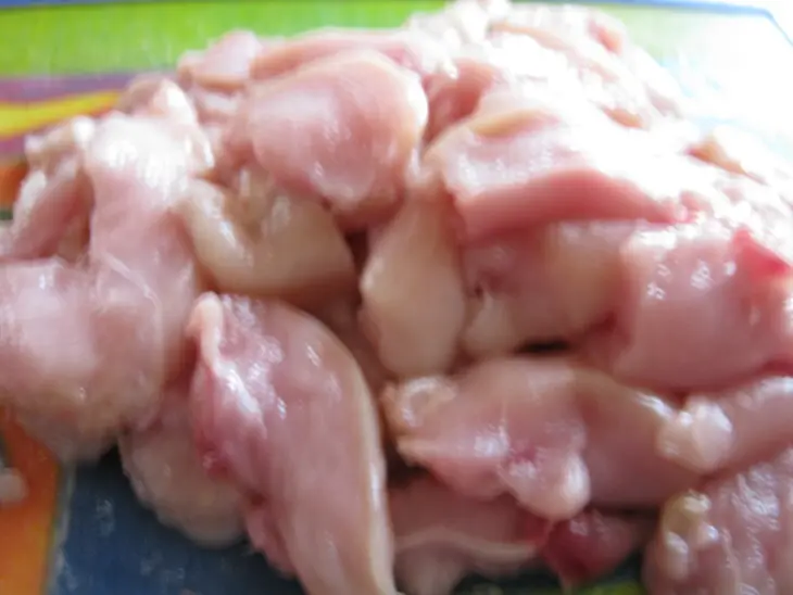 Соте из курицы с овощами: шаг 1