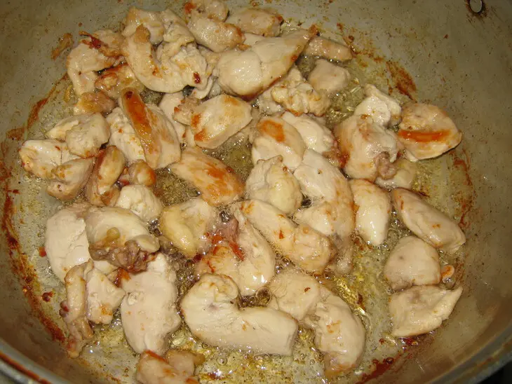 Соте из курицы с овощами: шаг 3