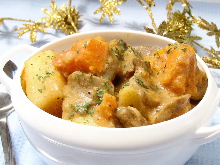 Мясное рагу с бататом: шаг 1