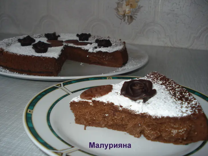 Шоколадный торт по монтиньяку: шаг 9