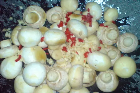 Antipasti   с шампиньонами и сушёными помидорами: шаг 2