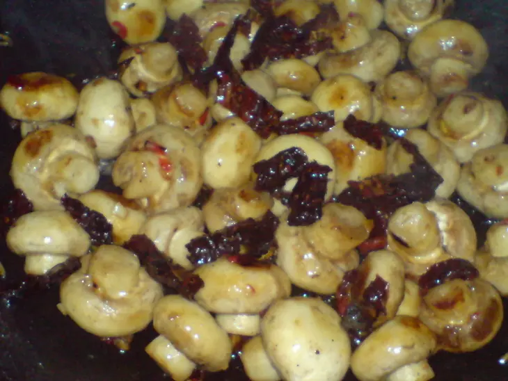 Antipasti   с шампиньонами и сушёными помидорами: шаг 4