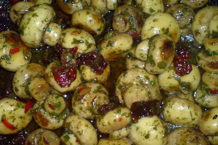 Antipasti   с шампиньонами и сушёными помидорами: шаг 5