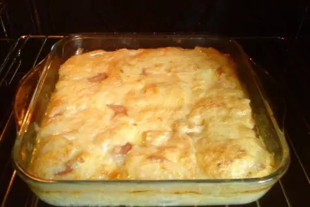 Запеканка нежная с кольраби и хамоном :) дуэль: шаг 5