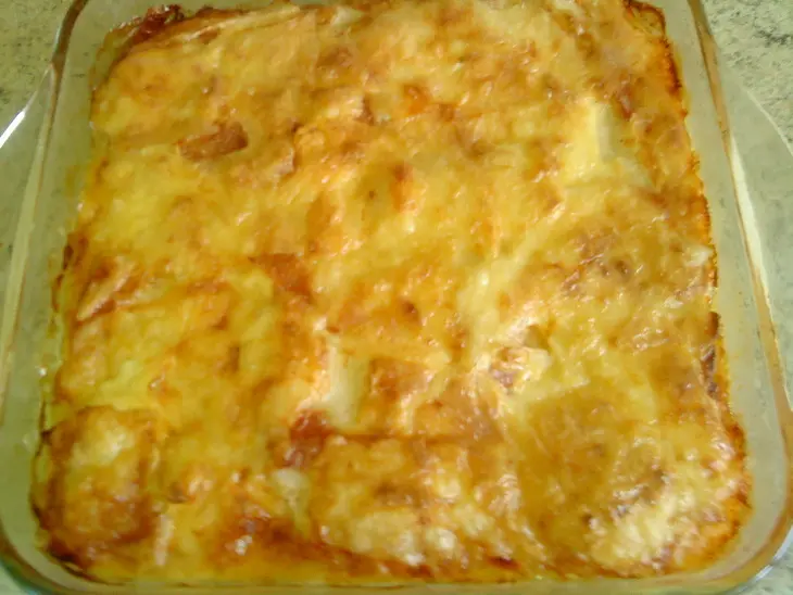 Запеканка нежная с кольраби и хамоном :) дуэль: шаг 7