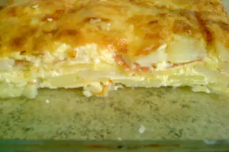 Запеканка нежная с кольраби и хамоном :) дуэль: шаг 8